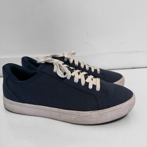 Kizik Irvine Men's 6 Womens 7 Slip On Shoes Blue Canvas